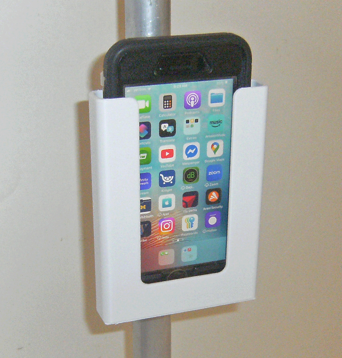 Smartphone Holder Stanchion Mount