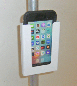 Smartphone Holder Stanchion Mount